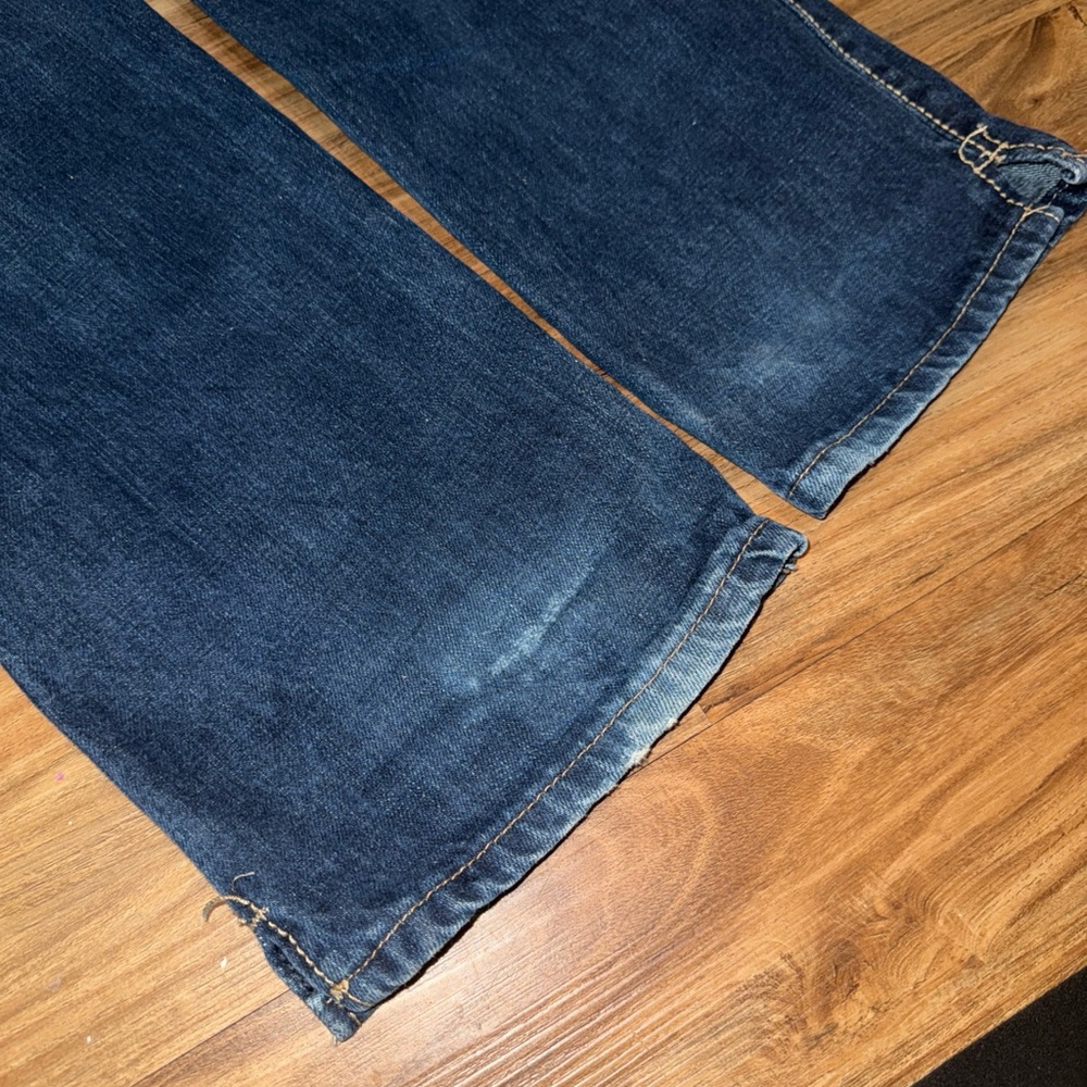 Wrangler CASH Jeans Women 7/8 Long Mid Rise Boot Cut 36" inseam No Gap Waistband - Picture 14 of 14